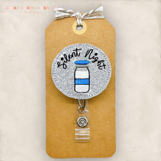 Silent Night Badge Topper