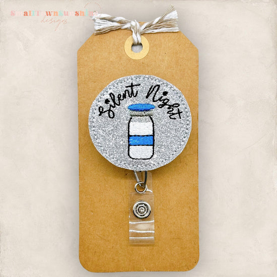 Silent Night Badge Topper