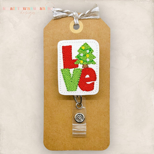 Love Christmas Badge Topper