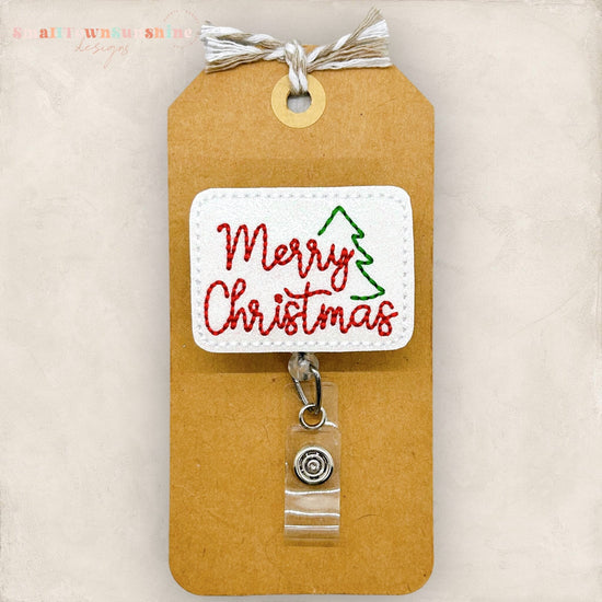 Merry Christmas Badge Topper