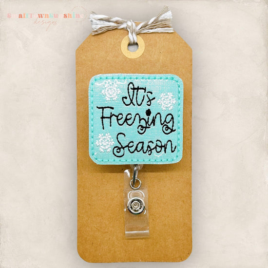 It’s Freezing Season Badge Topper