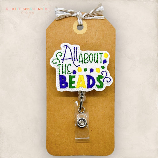 All About the Beads Badge Topper