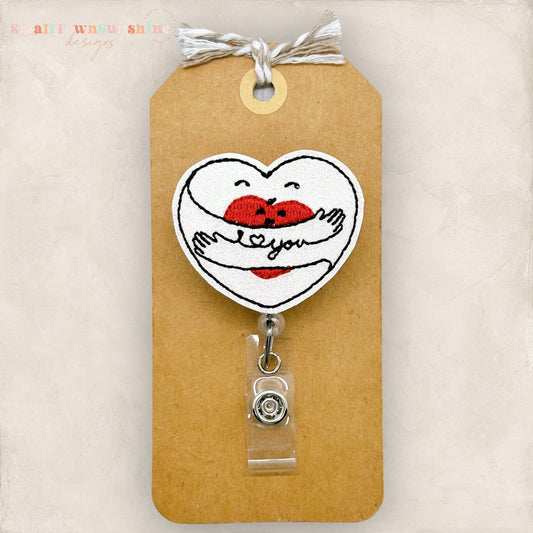 Hug Badge Topper