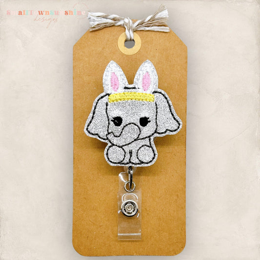 Elephant Bunny Badge Topper