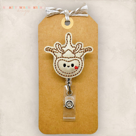 Vertebrae Badge Topper