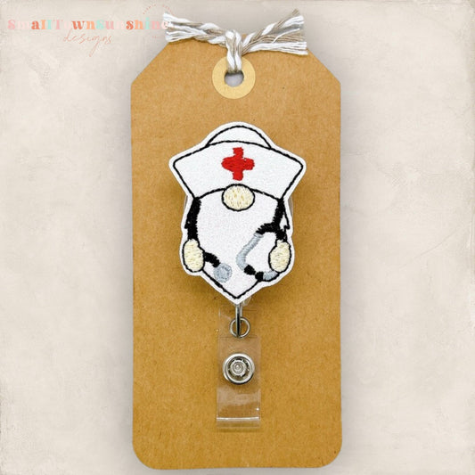 Gnome Nurse Badge Topper