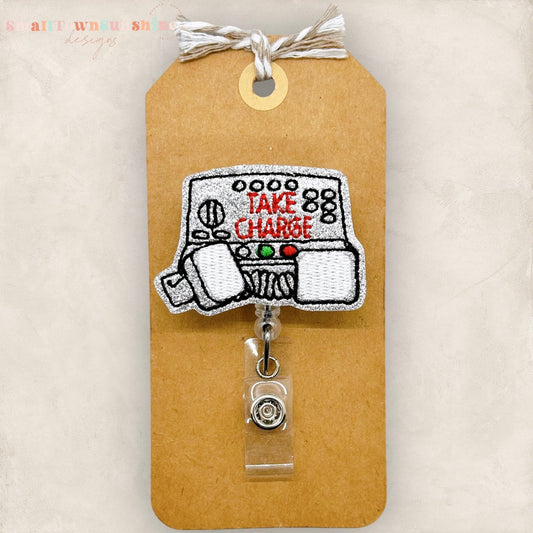 Take Charge Badge Topper