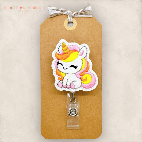 Pretty Unicorn Badge Topper