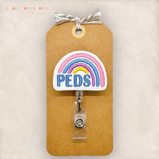 PEDS Rainbow Badge Topper