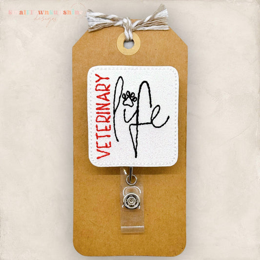 veterinary life badge reel