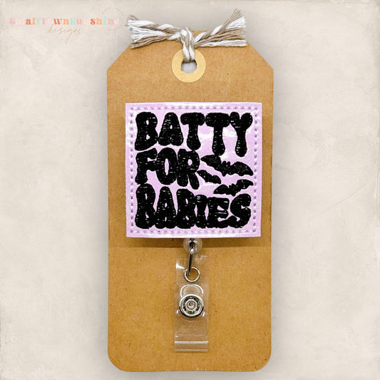 Batty for Babies Badge Topper