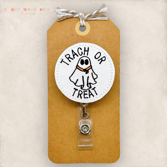 Trach or Treat Badge Topper
