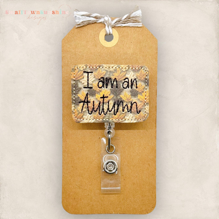 I am an Autumn Badge Topper