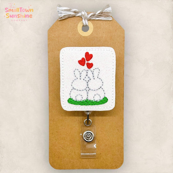 Bunnies in Love Badge Topper