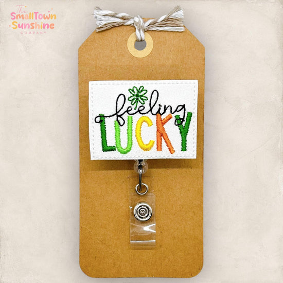 Feeling Lucky Badge Topper