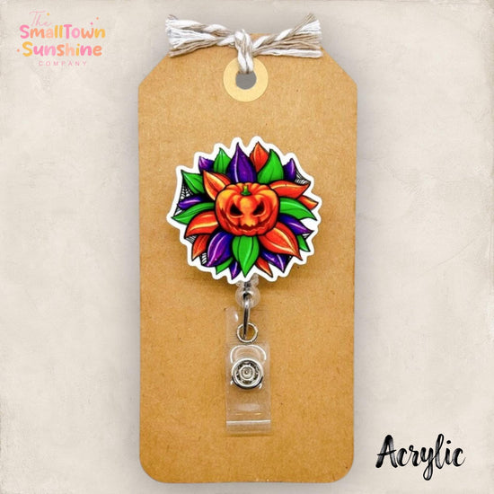 Halloween Sunflower Badge Topper