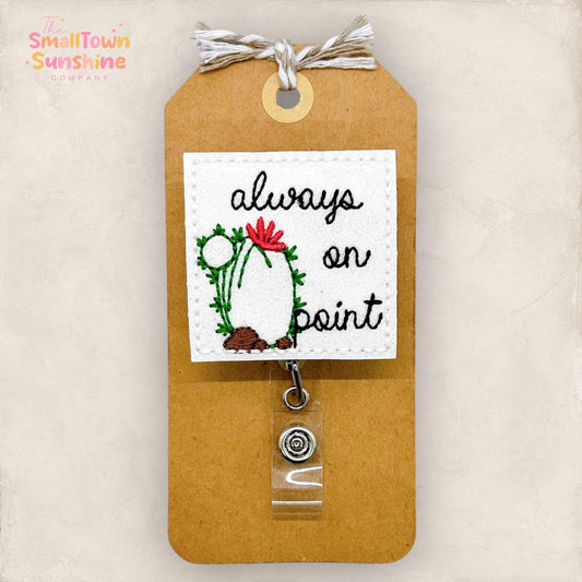 Always On Point Badge Topper