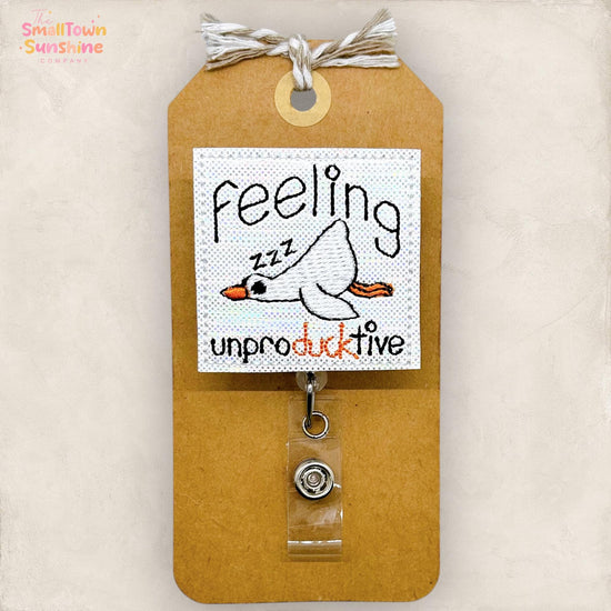 Feeling Unproductive Badge Topper