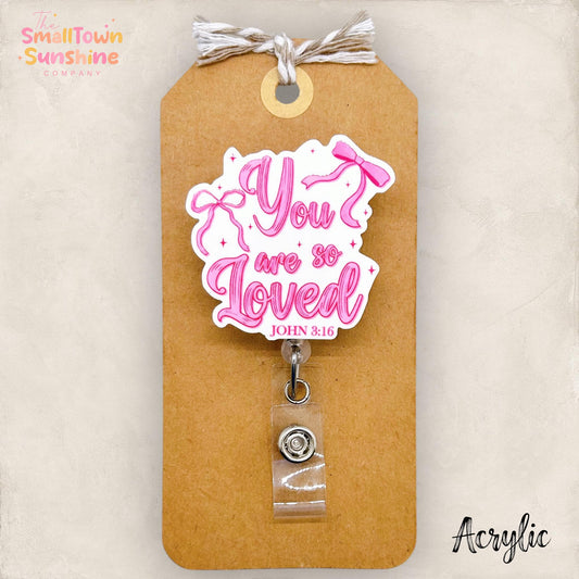 You Are So Loved Badge Topper