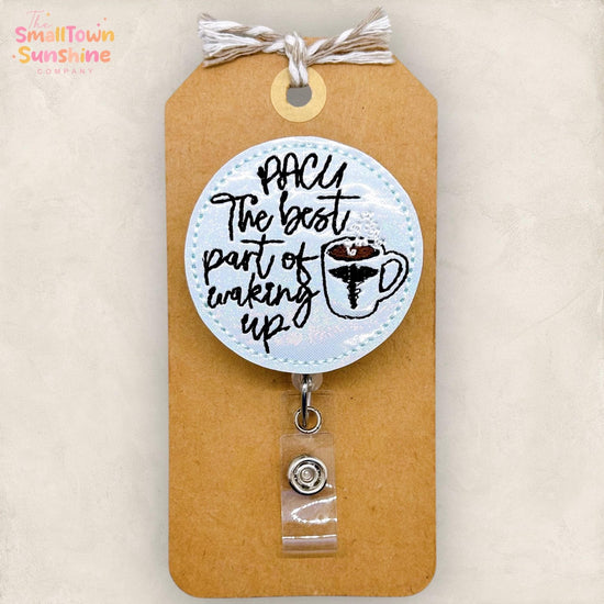 Best Part of Waking Up Badge Topper