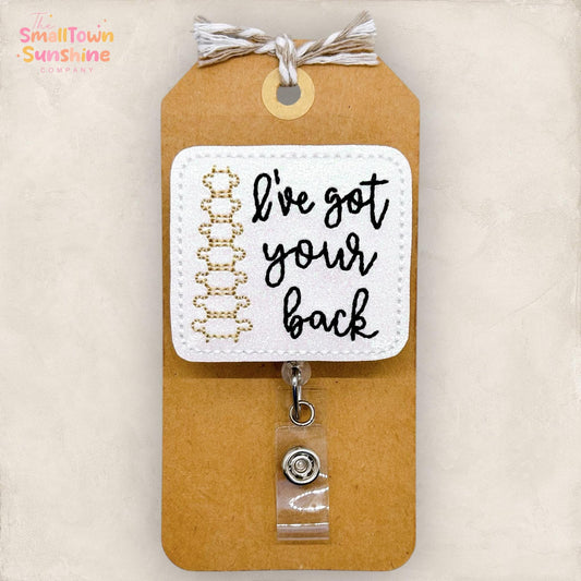 I’ve Got Your Back Badge Topper
