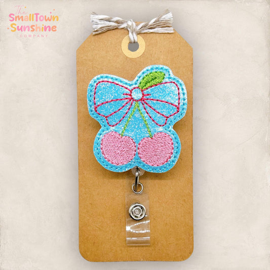 Coquette Cherry Badge Topper