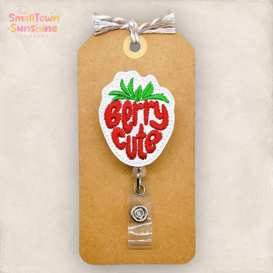 Berry Cute Badge Topper